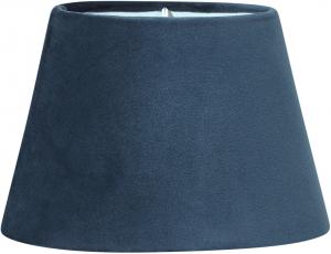 OVAL SAMMET Lampskärm 25/15cm Blå
