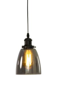 NIKI Fönsterlampa 14cm Svart/Rökfärgad