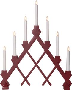Rut Ljusstake 53cm Röd