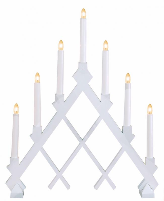 Rut Ljusstake 53cm Vit