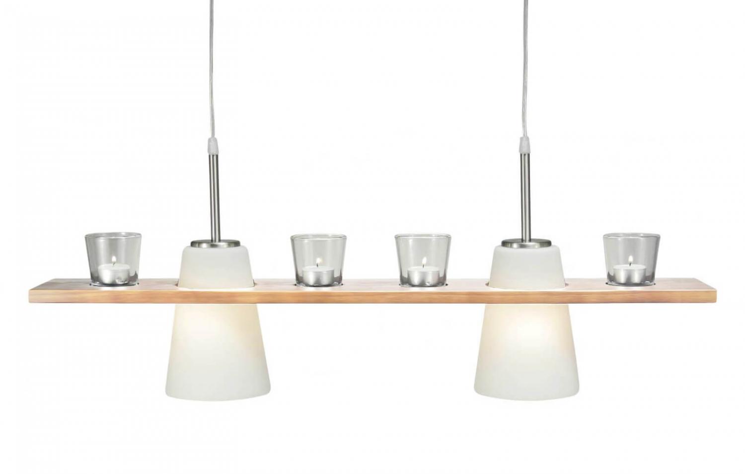 Lampa med ljushållare Lampa med ljushållare