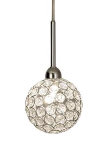 BLING Fönsterlampa 20cm Krom/Klar