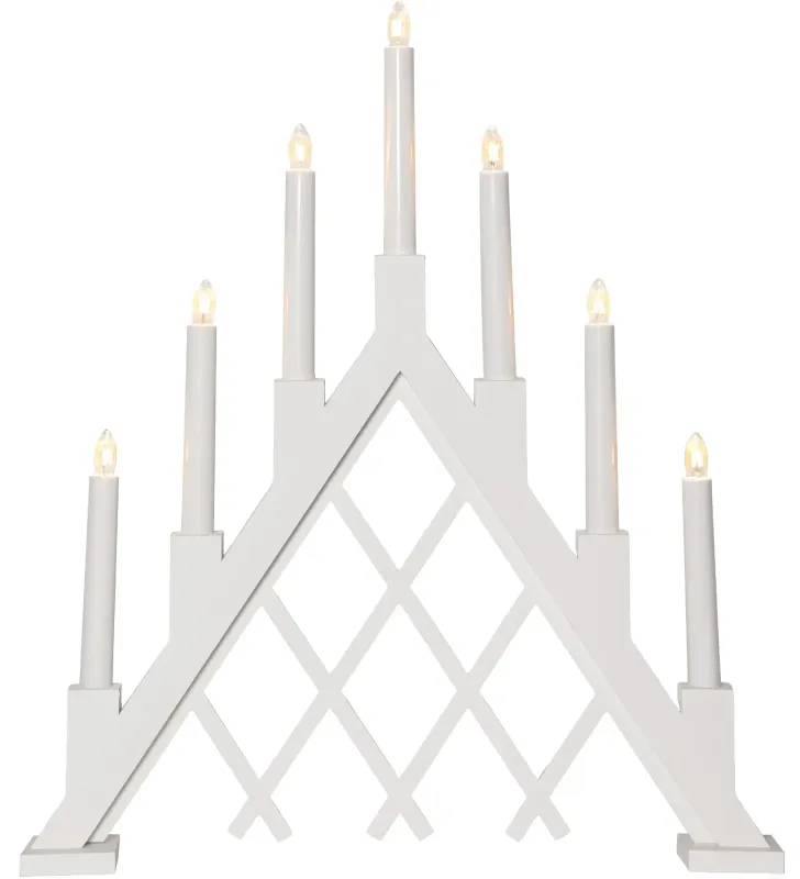 Rute Ljusstake 51,5cm Vit