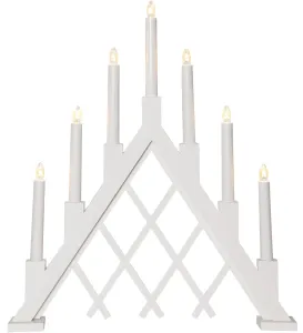 Rute Ljusstake 51,5cm Vit