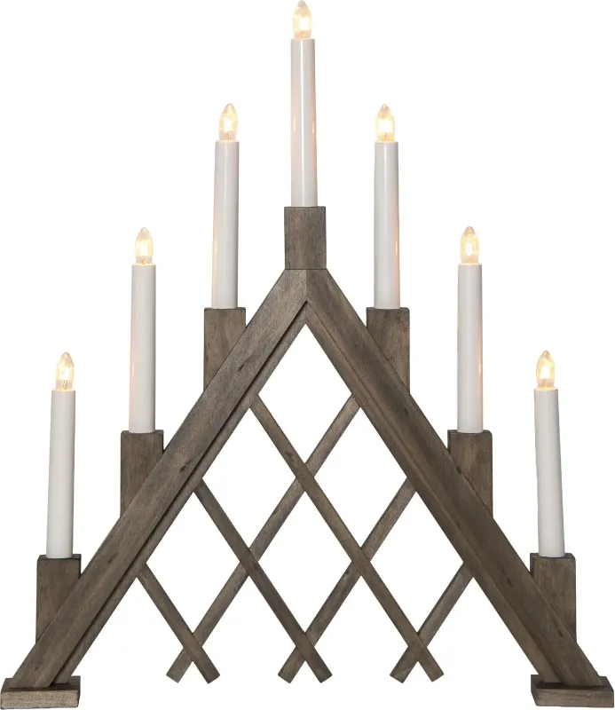 Rute Ljusstake 51,5cm Brun