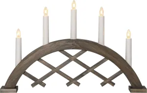 Rute Ljusstake 29cm Brun