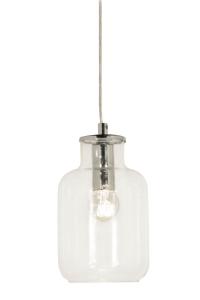 SPECERI Taklampa 22cm Krom/Klar
