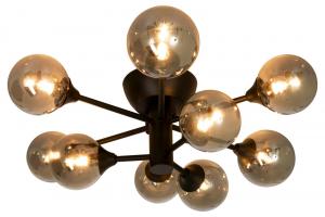 COSMOS Plafond 52,5cm Svart/Rökgrå