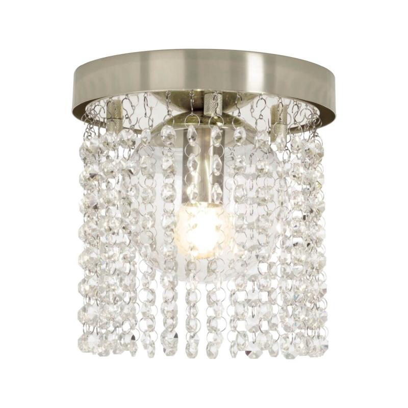 CLAUDIA Plafond Badrum 20,5cm Krom/Klar