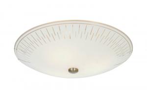 AVENY Plafond 42cm Vit/Stål