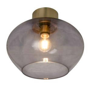 BELL Plafond Stor 35cm Matt Mässing/Rök