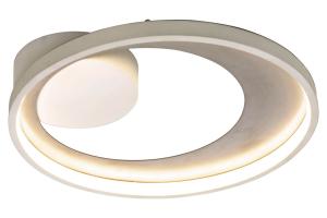 CARAT Plafond LED 36cm Vit/Silver