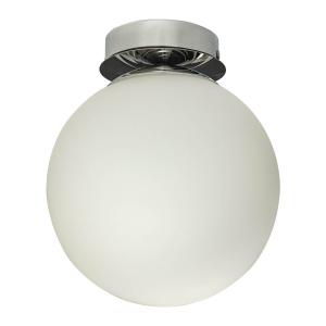 LIDO Plafond Badrum 22,5cm Krom/Opalvit