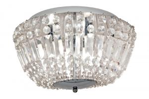 GIOVANNA Plafond Bad 38cm Krom/Klar IP44