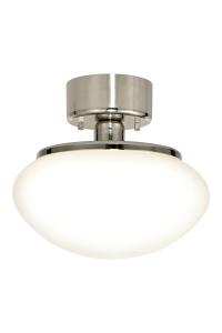 NEW AUGUST Plafond 27cm Krom/Vit
