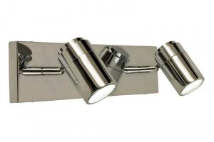 LIVORNO Tak/Väggspot Bad Dubbel 45cm Krom IP44