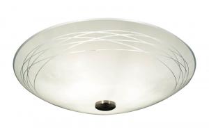 GLORIA Plafond 42cm Vit/Stål