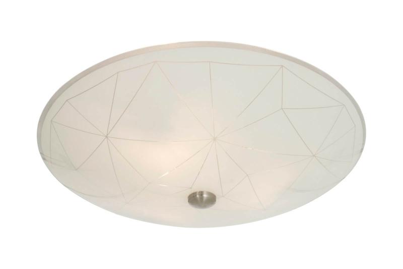 SEKTOR Plafond 42cm Vit/Stål