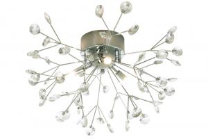 VIVA Plafond 57cm Krom/Klar