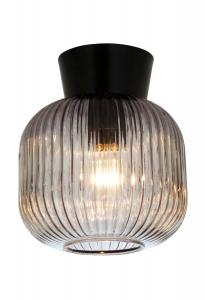 VANJA Plafond 20cm Svart/Rökgrå