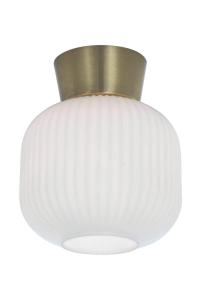 VANJA Plafond 20cm Vit/Matt Mässing