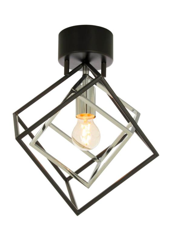 CUBES Plafond 32,5cm Svart/Krom