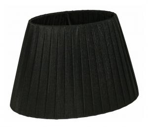 ORIVA Lampskärm Oval Organza 14/22cm Svart