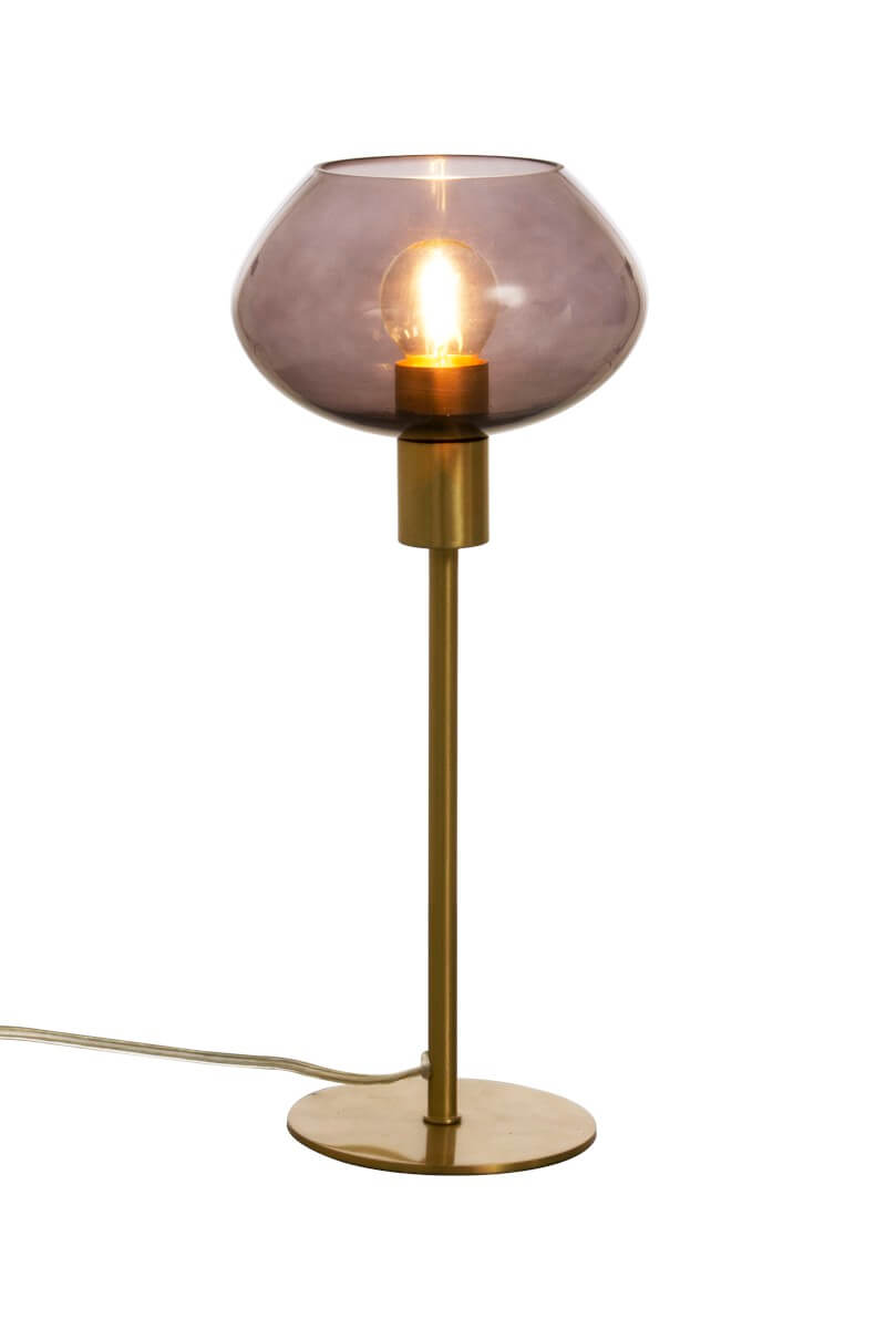 BELL Bordslampa Hög 37,5cm Matt Mässing/Rök