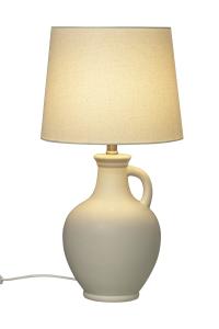 ATHENA Bordslampa 58cm Naturvit