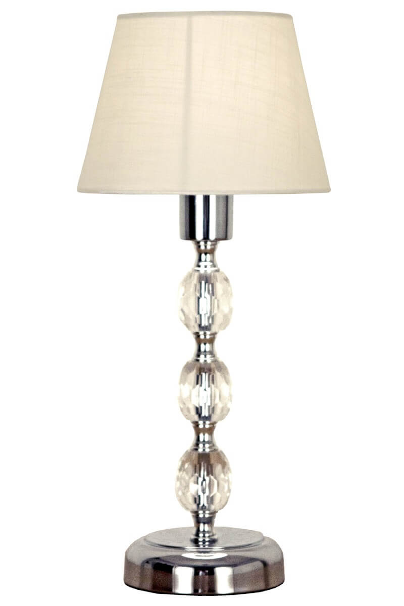 JOHANNA Bordlampa Mellan 34cm Krom/Klar