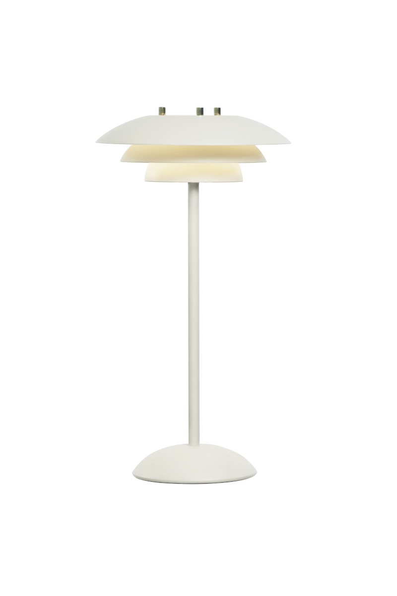 EPSILON Bordslampa USB-Laddbar 37cm Vit
