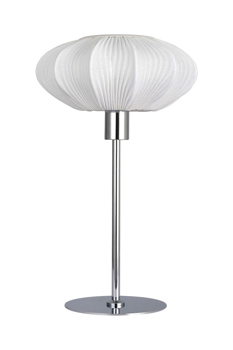 MAMSELL Bordslampa 37cm Krom/Vit