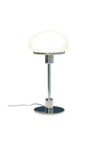 NEW AUGUST Bordlampa 36cm Krom/Opalvit