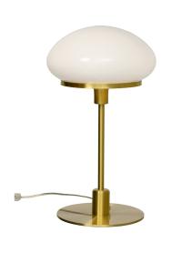 NEW AUGUST Bordlampa 48,5cm Matt Mässing/Opalvit
