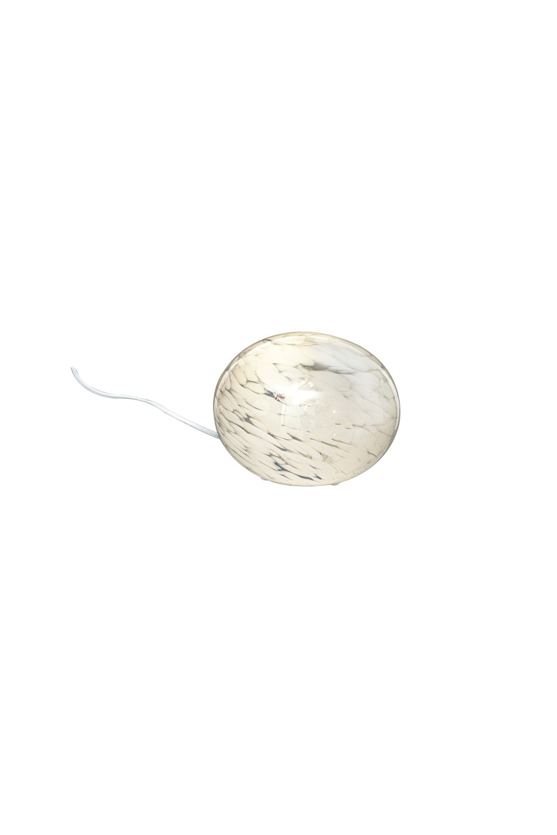 GLOBUS Bordslampa 13cm vitmelerad