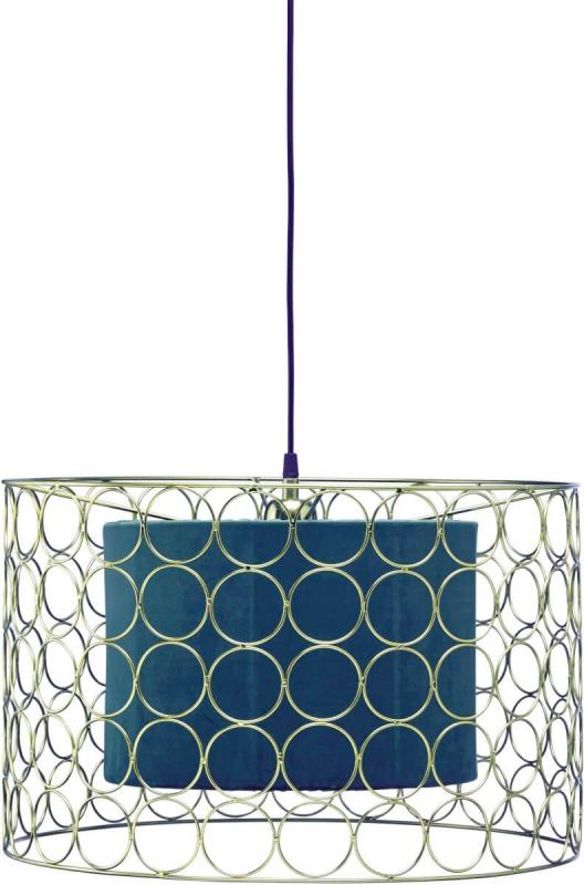 RING Taklampa 50cm Guld/Blå