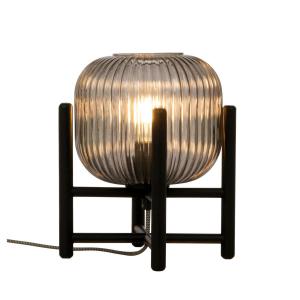 VINDA Bordlampa Liten 29cm Svart/Rökgrå