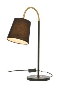 LJUSDAL Bordslampa 49cm Svart/Matt Mässing