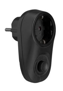 PLUG-IN DIMMER 25-280W Svart