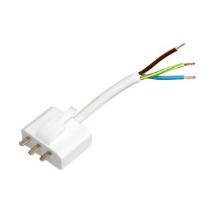 TAKKONTAKT DCL Jordad 20cm kabel Vit PR Home