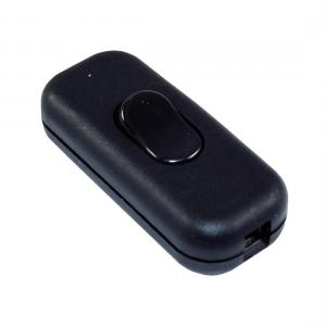 MELLANSTRÖMBRYTARE 230V 2A 1-pol Svart