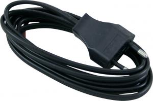 SLADDSTÄLL 2m EU-Kontakt Flat 2x0,75 Svart