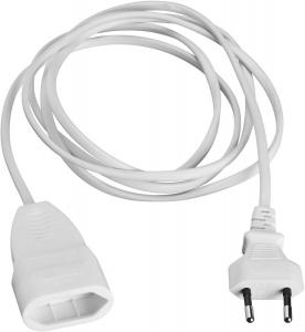 FÖRLÄNGNINGSSLADD EU 2m Vit