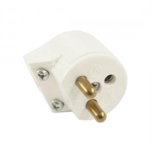 LAMPPROPP för sladd, jordad 2-pol Vit