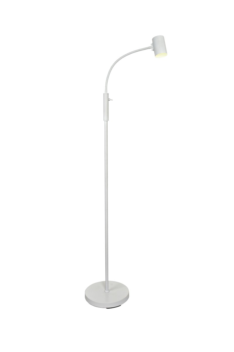 HUGIN Golvlampa 135cm Vit