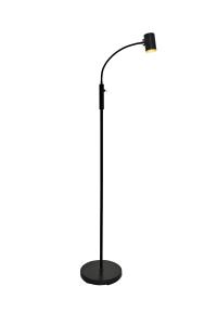 HUGIN Golvlampa 135cm Svart