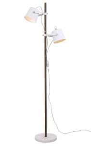 ESPRESSO Golvlampa 153cm Vit/Brun