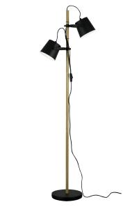 ESPRESSO Golvlampa 153cm Svart/Trä