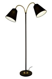 LJUSDAL Golvlampa 2L 140cm Svart/Matt Mässing