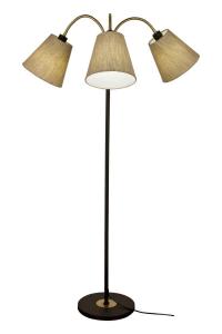 LJUSDAL Golvlampa 3L 140cm Svart/Matt Mässing